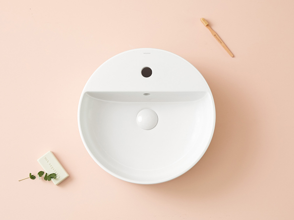 Lavabo - Vasque céramique sur comptoir Mantua – Image 2
