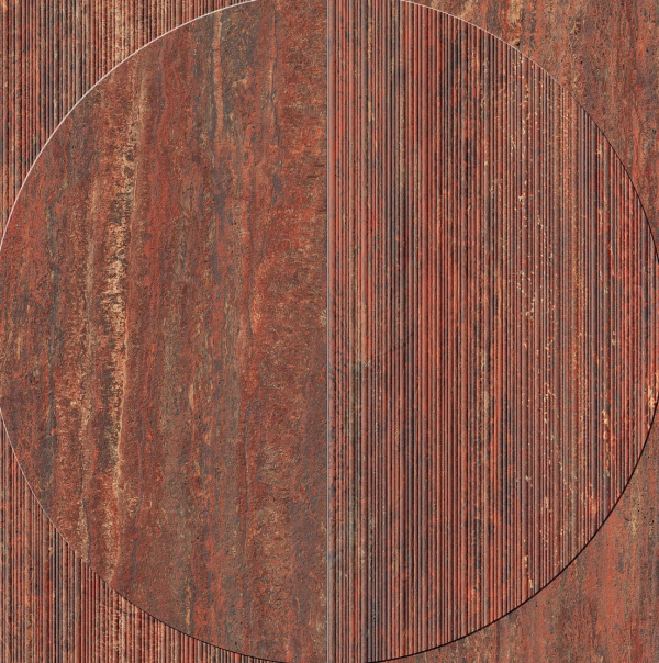 Carrelage décoratif - Radio 3D Rosso