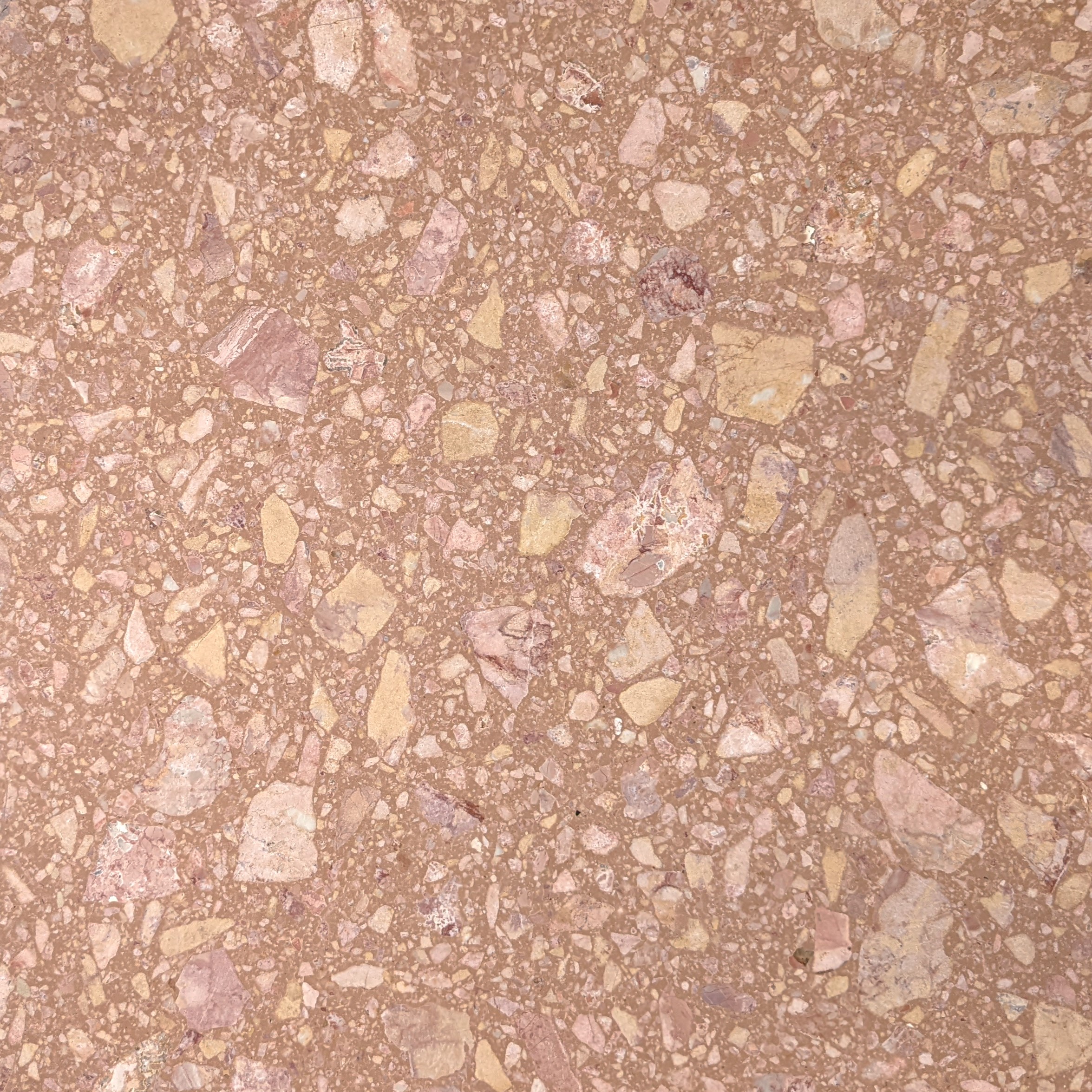 Terrazzo - Base Ciment - Rosa Terracotta