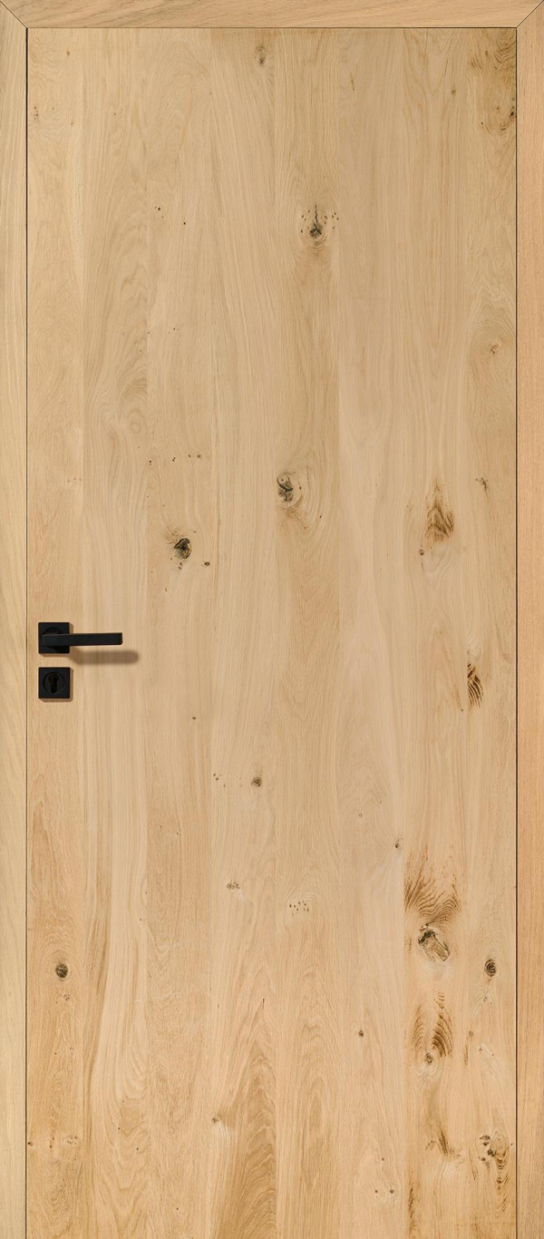 Porte intérieur bois - Epure Verticale chêne rustique – Image 4