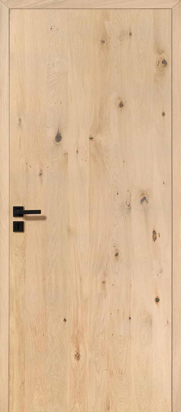 Porte intérieur bois - Epure Verticale chêne rustique – Image 3