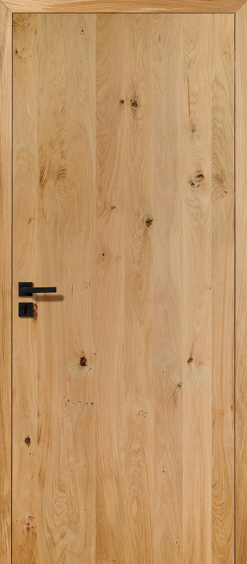 Porte intérieur bois - Epure Verticale chêne rustique – Image 2